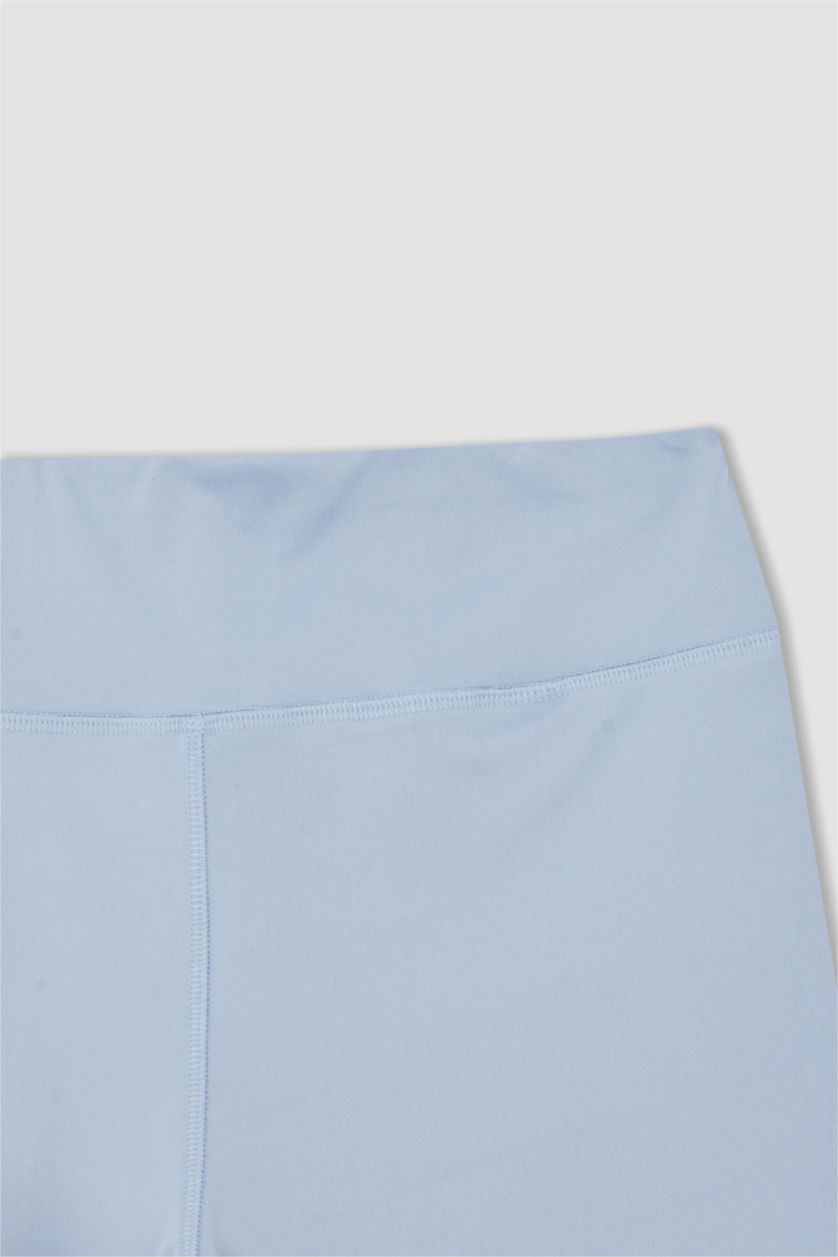 WOMAN Blue Defacto Fit DF Plus Biker Sports Leggings