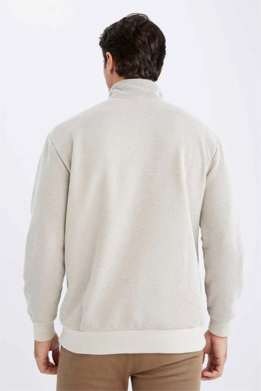 HOMME Beige Sweat- Shirt Coupe confort