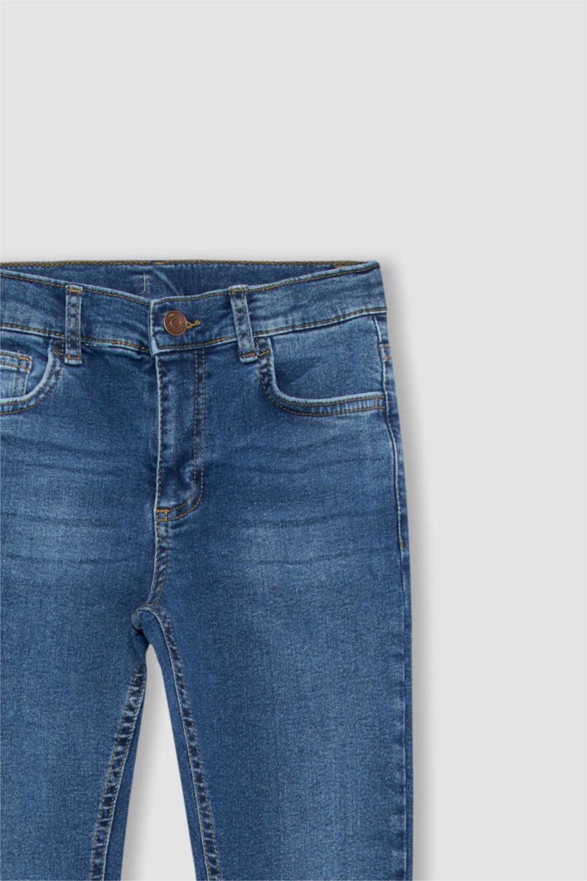 أولاد أزرق بنطلون جينز ولادي بقصة ضيقة بساق مستقيم