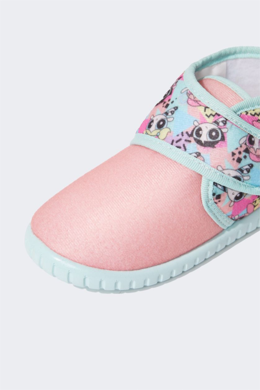 Girls & Teens Pembe Girl PowerPuff Girls Licensed Flat Sole Home Slipper