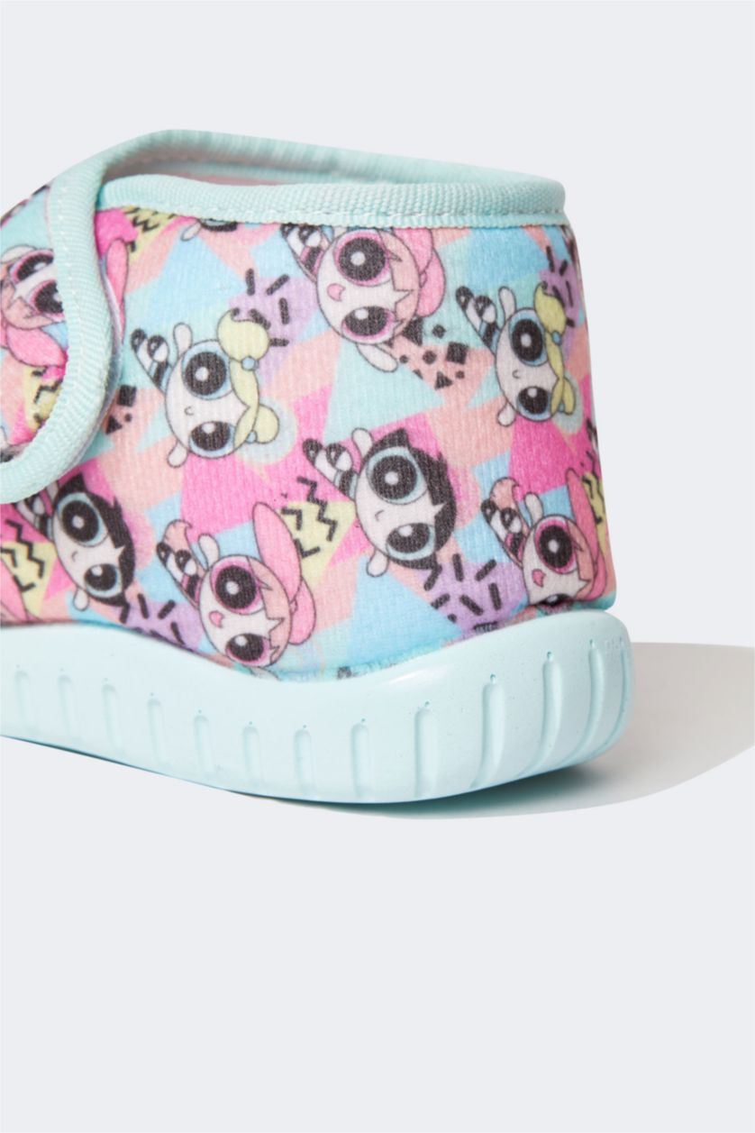 Girls & Teens Pembe Girl PowerPuff Girls Licensed Flat Sole Home Slipper