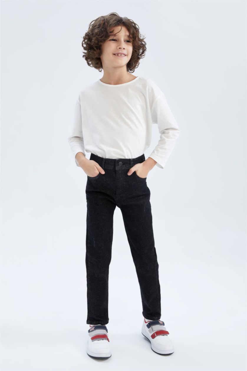 BOYS & TEENS Black Boy Slim Fit Jeans