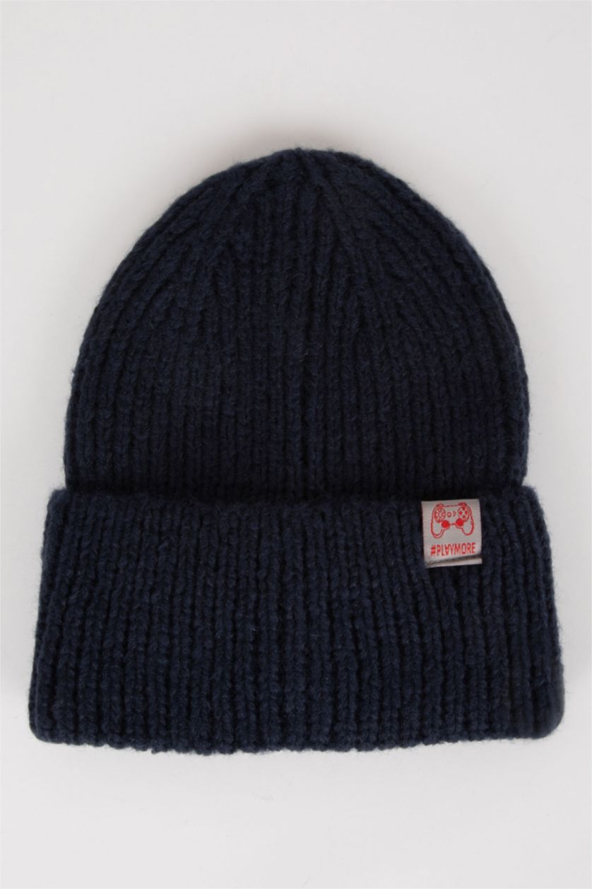 BOYS & TEENS Indigo Melange Boy Beret