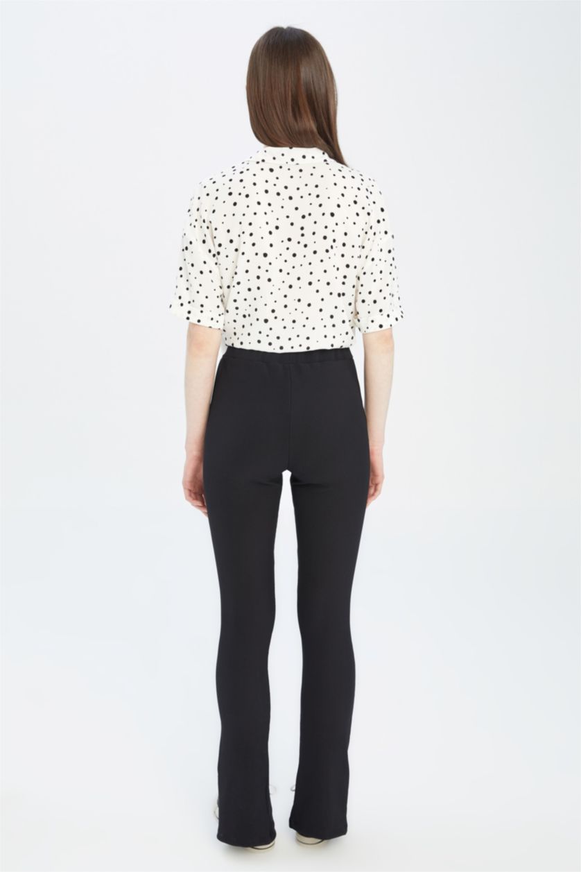 FEMME Noir Normal Waist Leggings