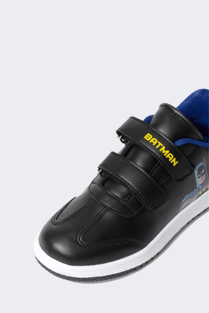 GARÇONS Noir Baskets Batman Lacé