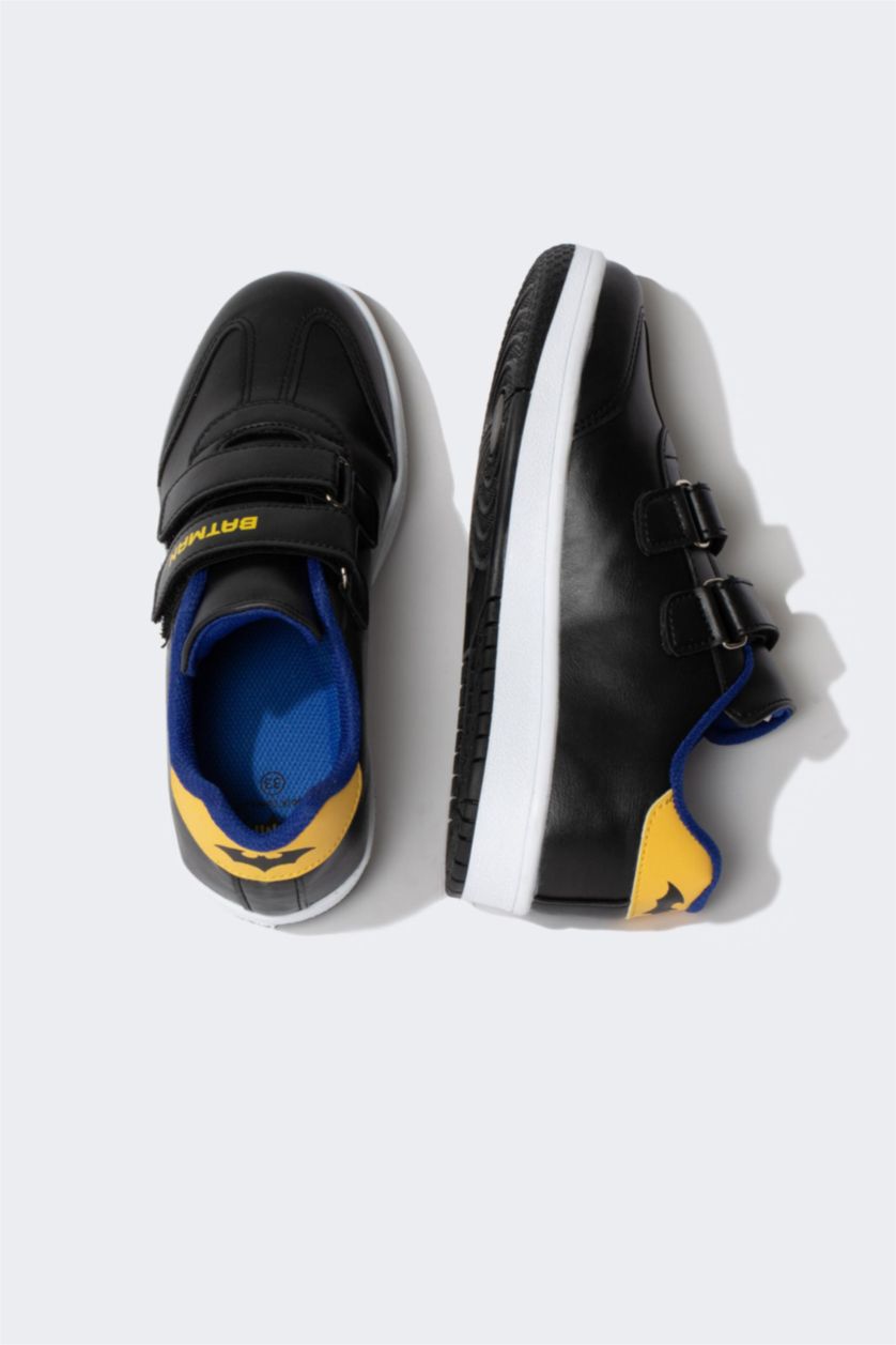 GARÇONS Noir Baskets Batman Lacé
