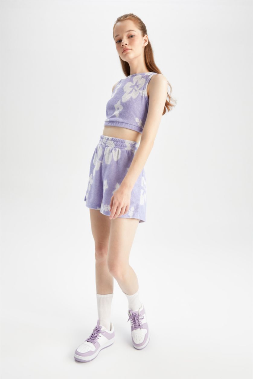 Женщины Сиреневый Slim Fit