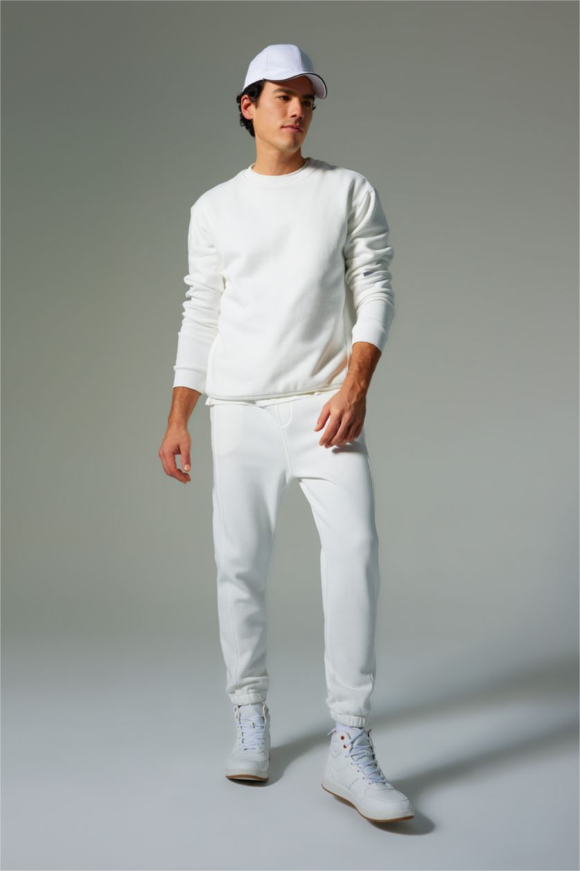 Ерлер экру стандарт пішім риб хем 3 көтерілген жіп Джоггер