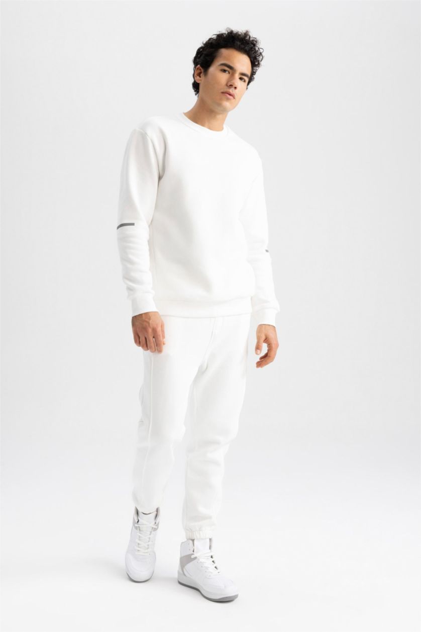 Ерлер экру стандарт пішім риб хем 3 көтерілген жіп Джоггер