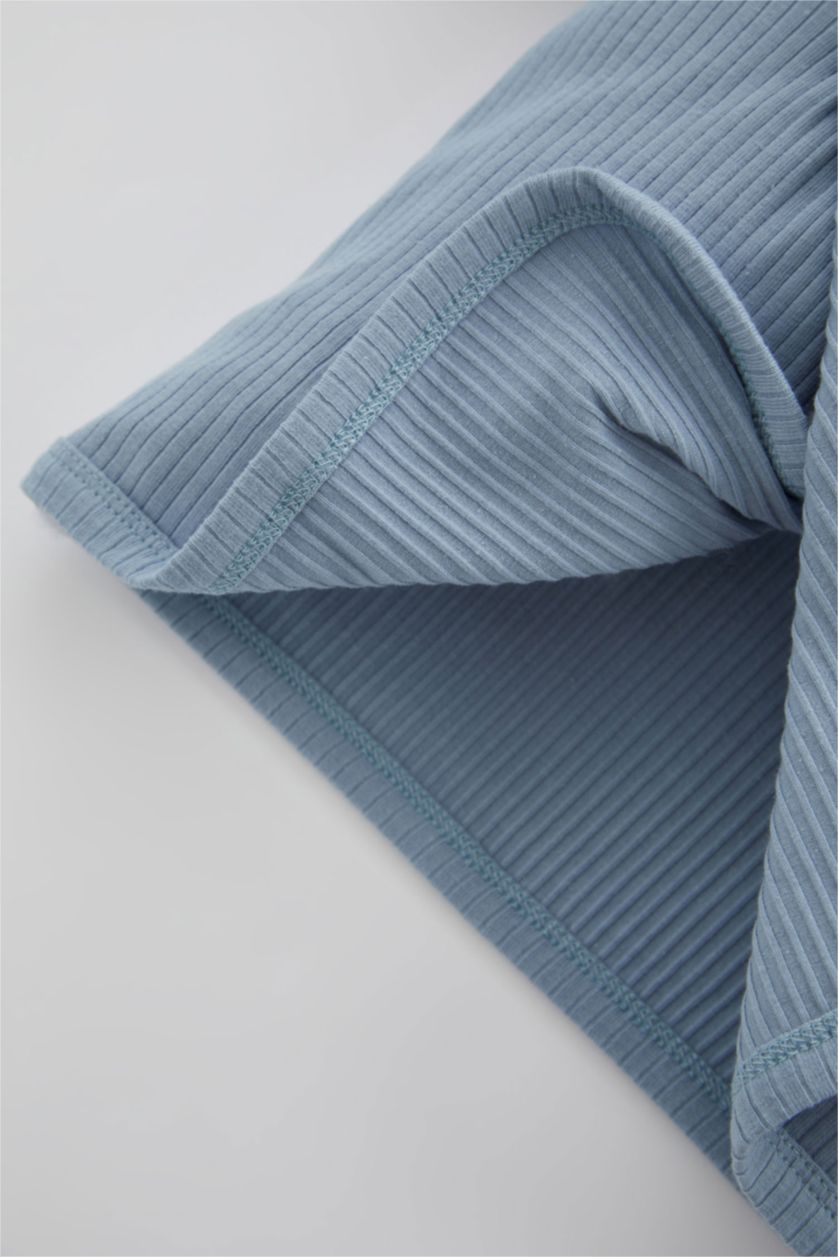 BABY GIRL Light Blue 2 piece Regular Fit Wrap Collar Set