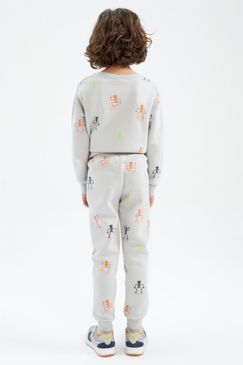 BOYS & TEENS Light Grey Regular Fit Trousers