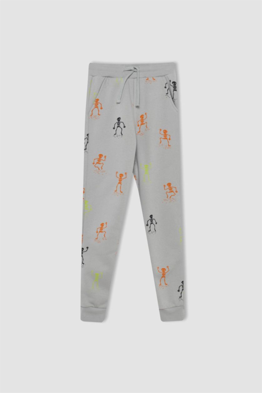 BOYS & TEENS Light Grey Regular Fit Trousers