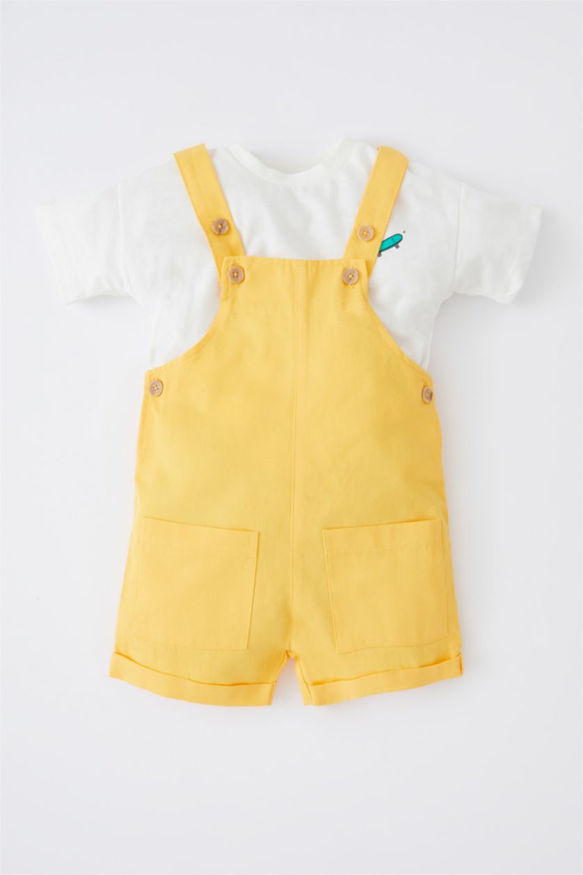 BABY BOY Yellow طقم ممشط قصة عادية