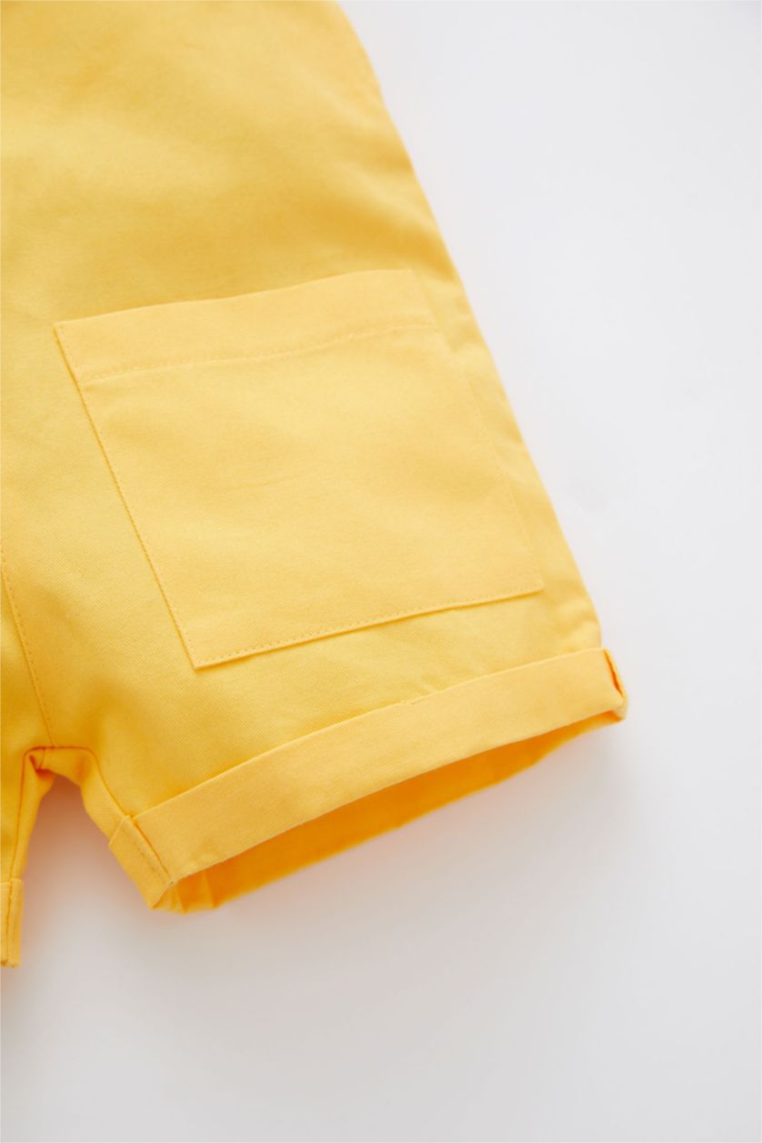 BABY BOY Yellow طقم ممشط قصة عادية