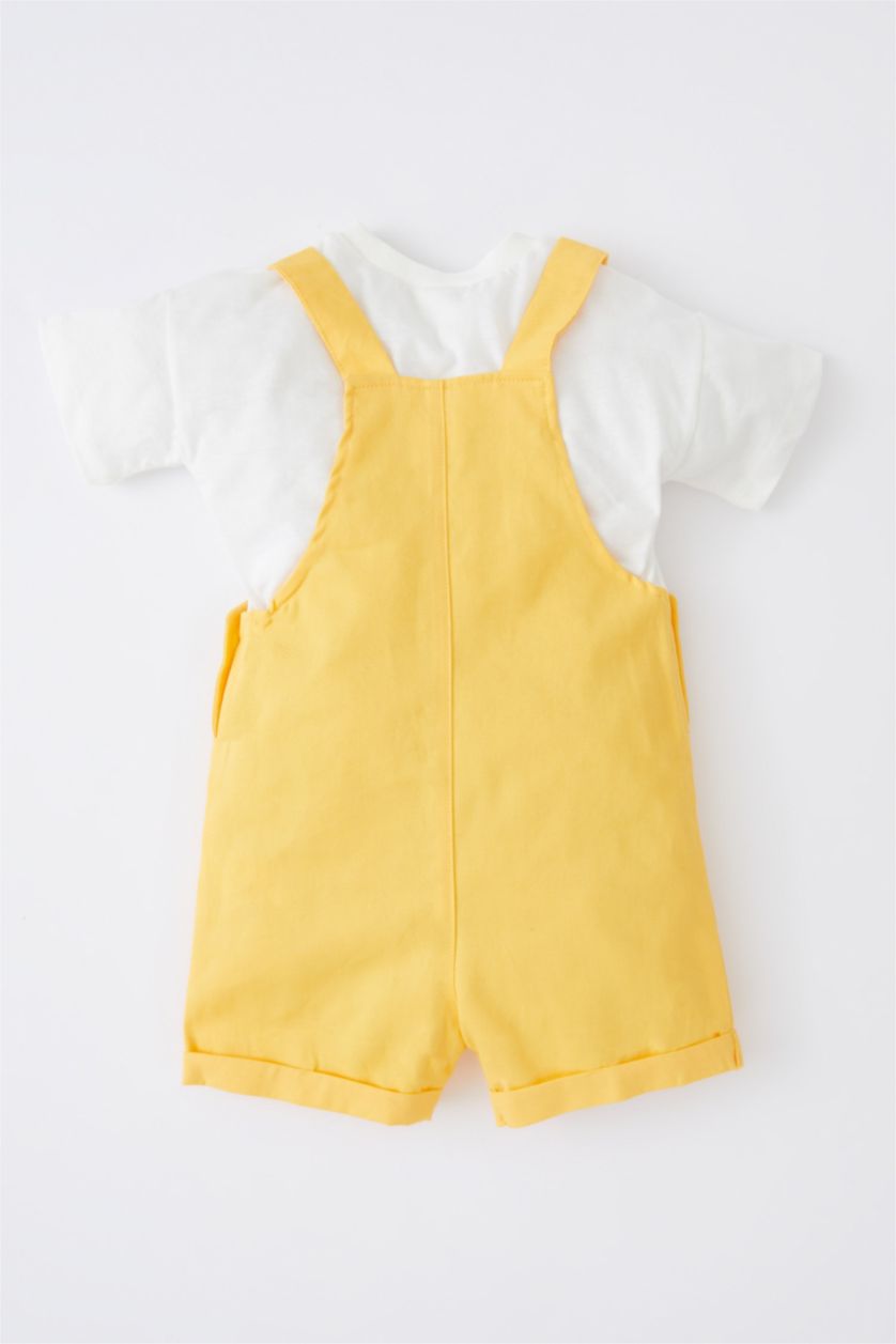 BABY BOY Yellow طقم ممشط قصة عادية