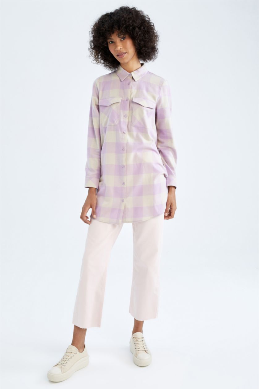 WOMAN Light Pink Straight Fit Trousers