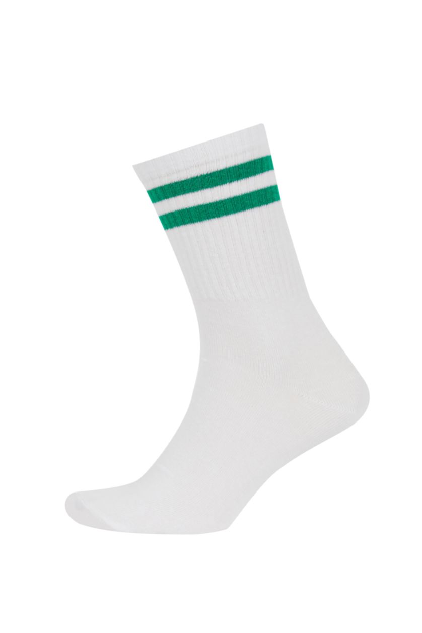 Man White Man 3 piece Long Socks