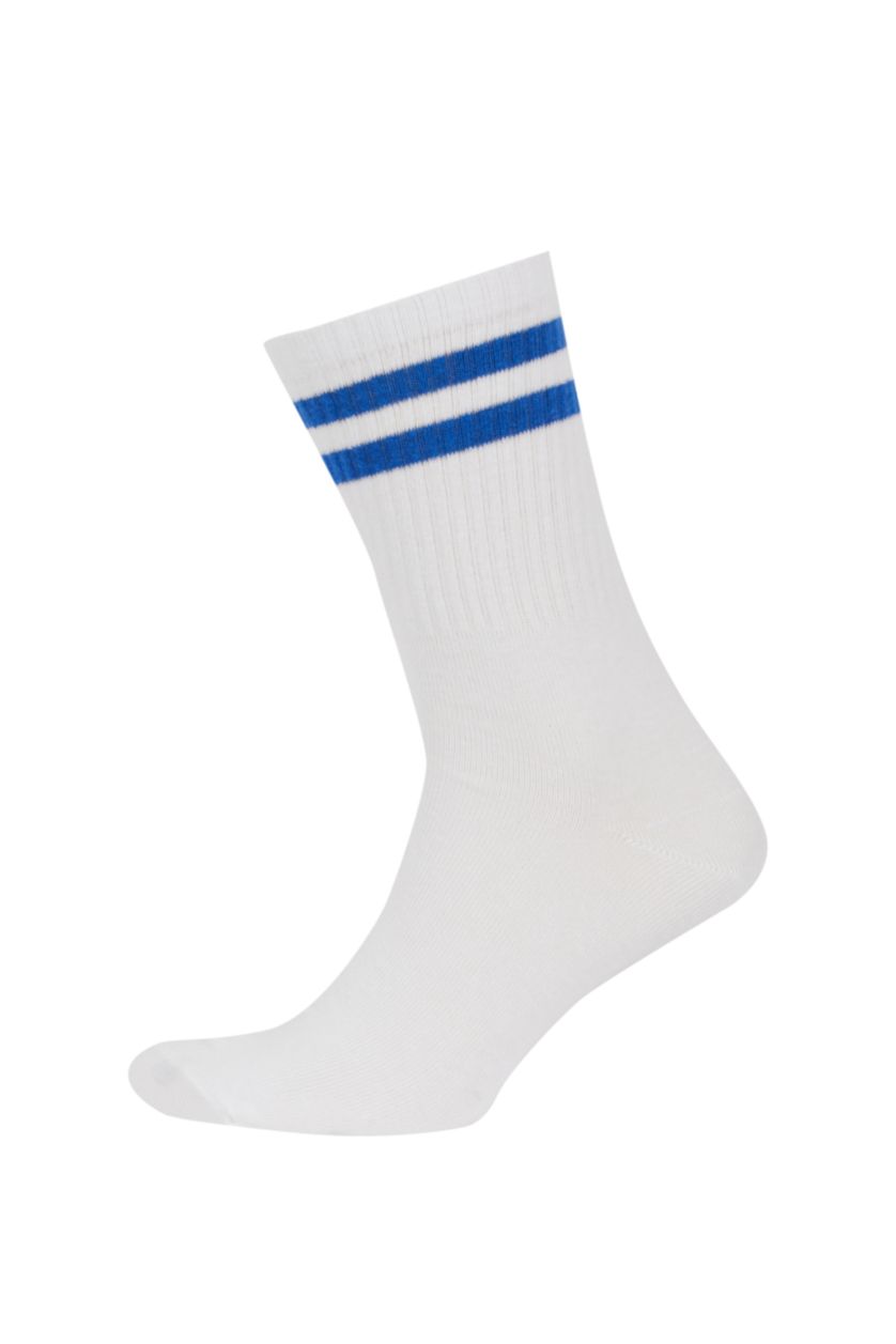 Man White Man 3 piece Long Socks