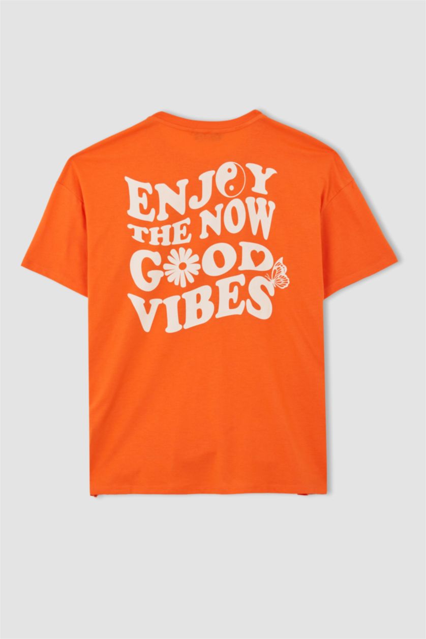 WOMAN Coral Oversize Fit Short Sleeve T-Shirt