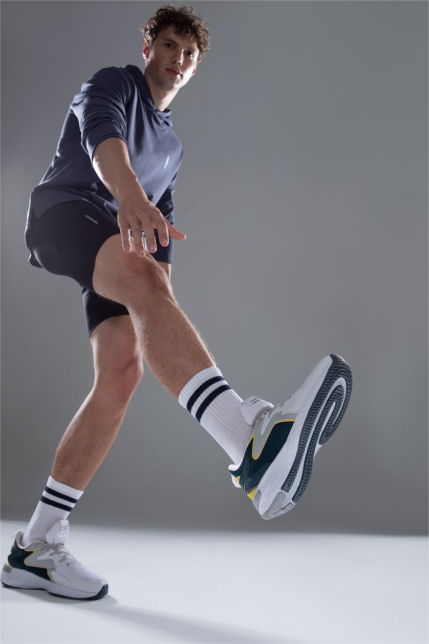 Erkek Karma Erkek Rahat Lastikli 3'lü Pamuklu Uzun Çorap