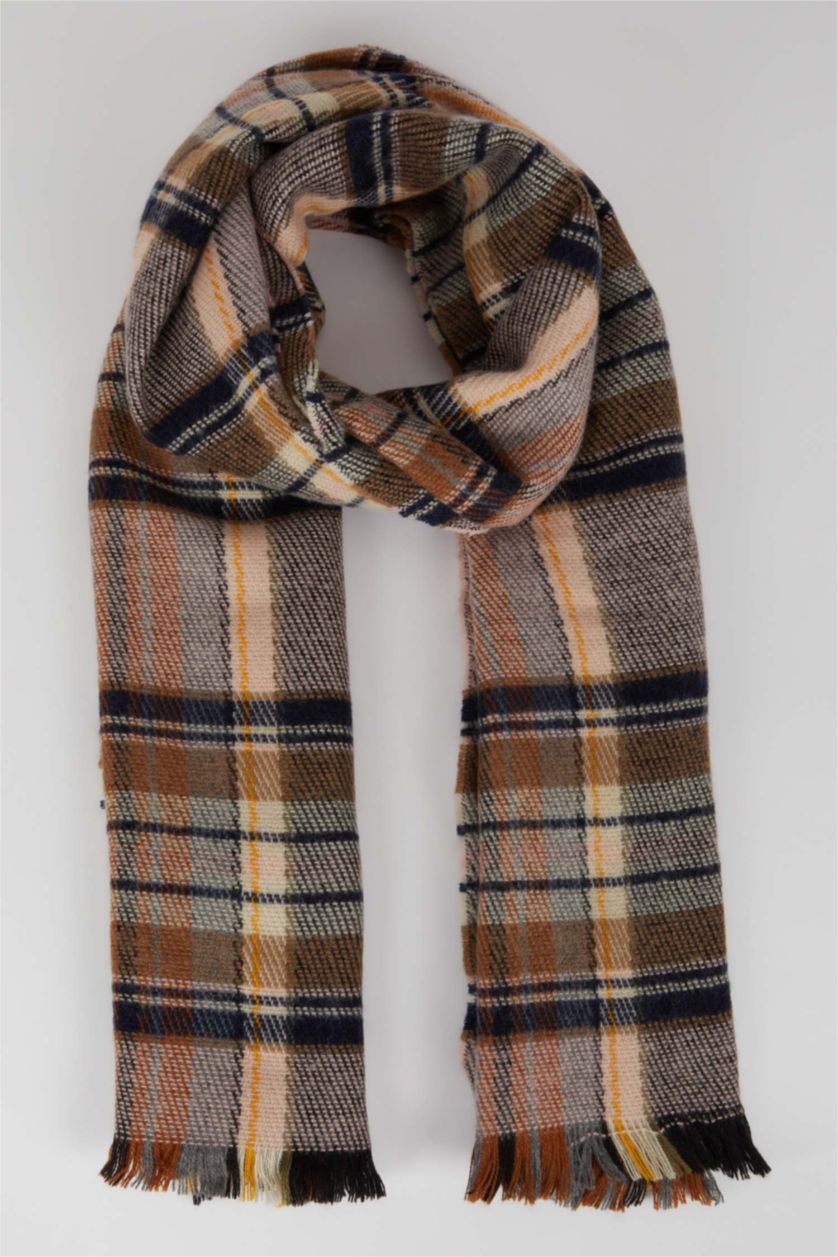 WOMAN MIXED Women's Checkered Scarf