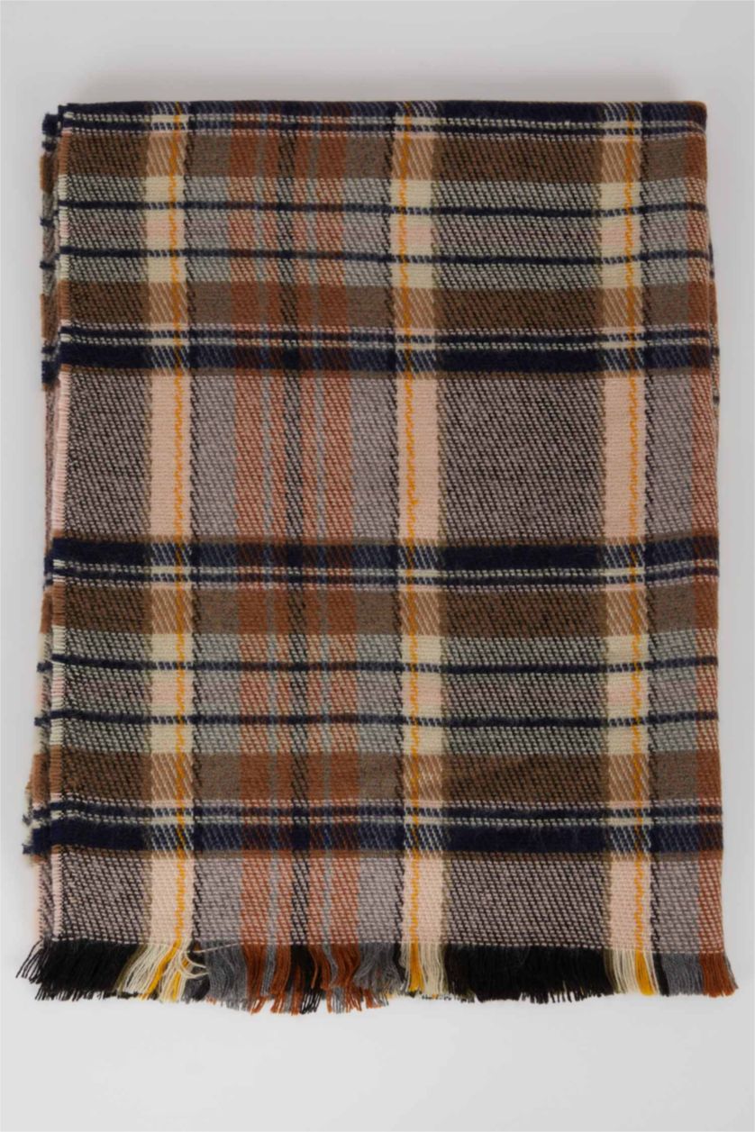 WOMAN MIXED Women's Checkered Scarf