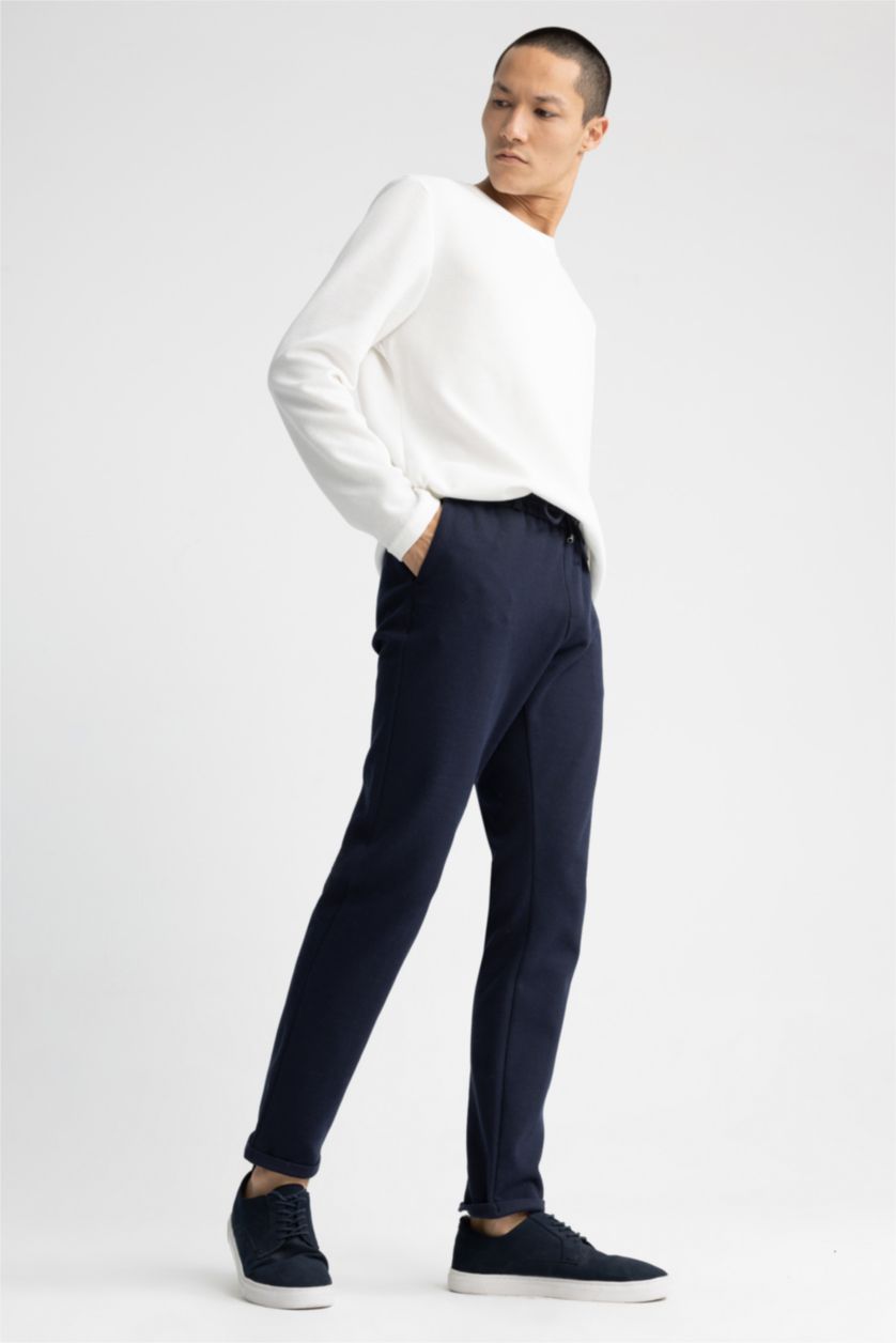MAN NAVY jogger Trousers