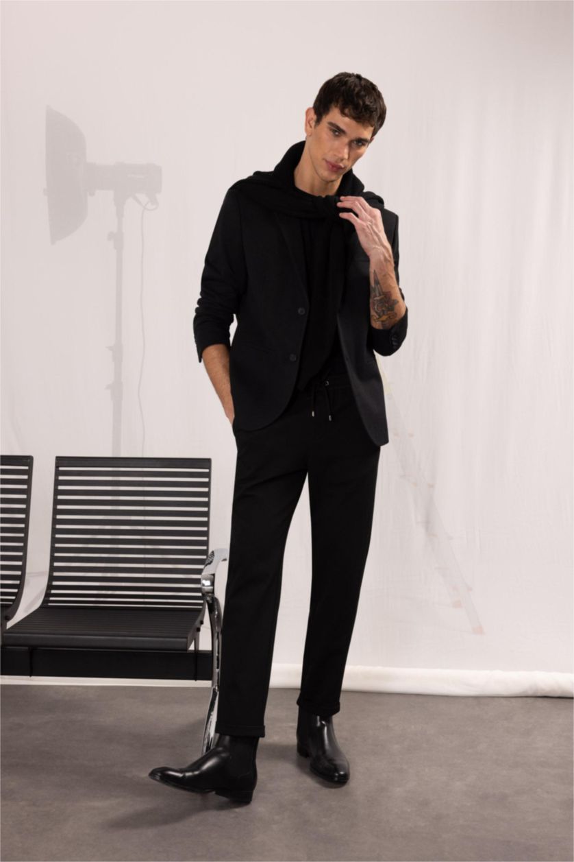 رجال أسود jogger Trousers