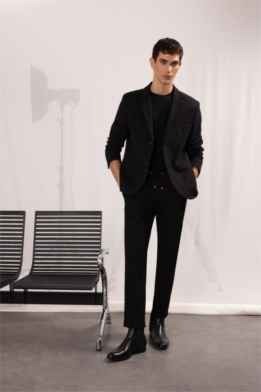 رجال أسود jogger Trousers