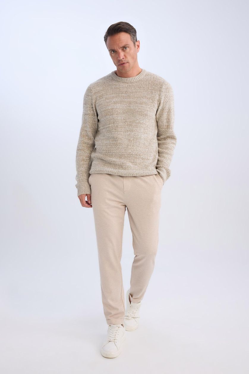 Ерлер ашық реңк джоггер пішімі қос етек Шалбар