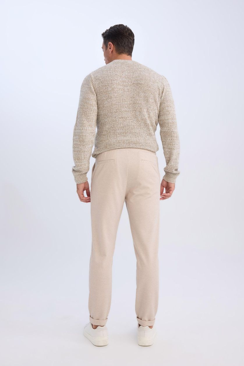 Ерлер ашық реңк джоггер пішімі қос етек Шалбар