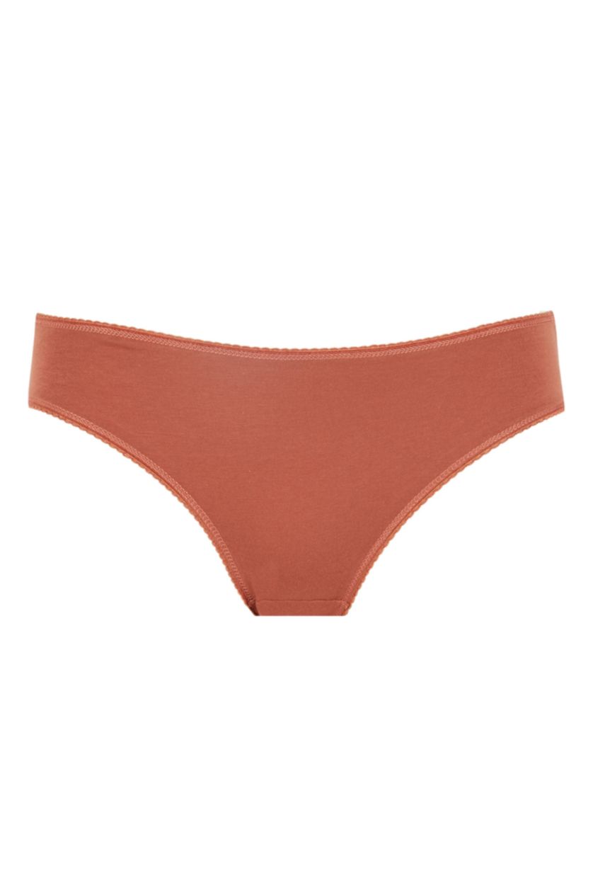 نساء برتقلي غامق سراويل داخلية منقوشة - 3 قطع