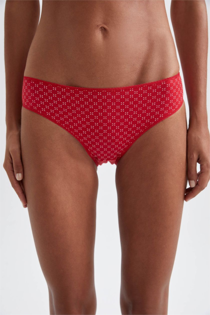 WOMAN NAVY 5 Piece Panties Set