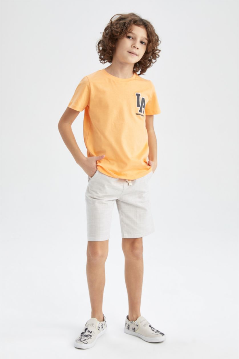 GARÇONS Beige Short Poche sur le côté