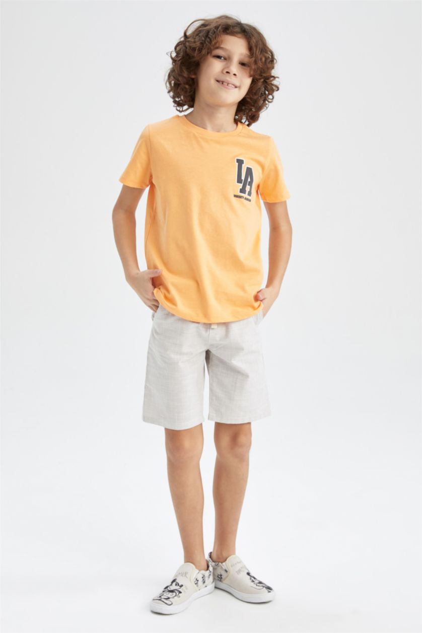 GARÇONS Beige Short Poche sur le côté