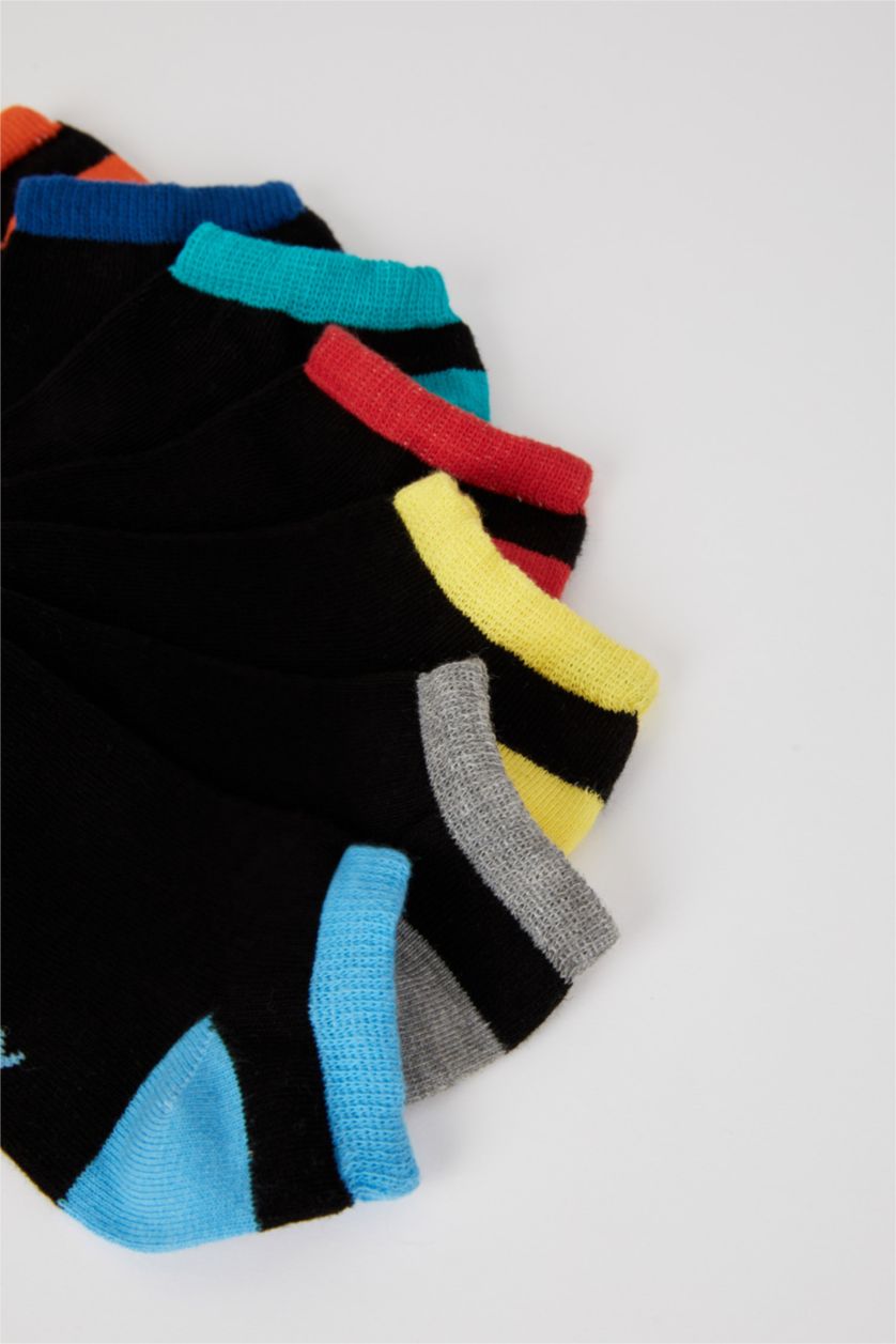 BOYS & TEENS Black Boy 7 piece Short Socks