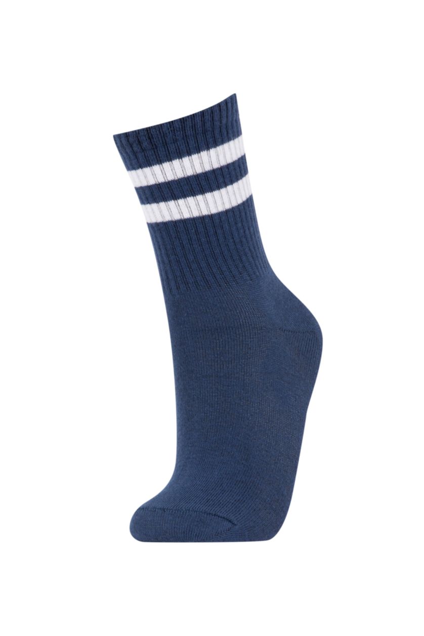 أولادي MIXED شرابات اولادي قطن طويل - 5 قطع