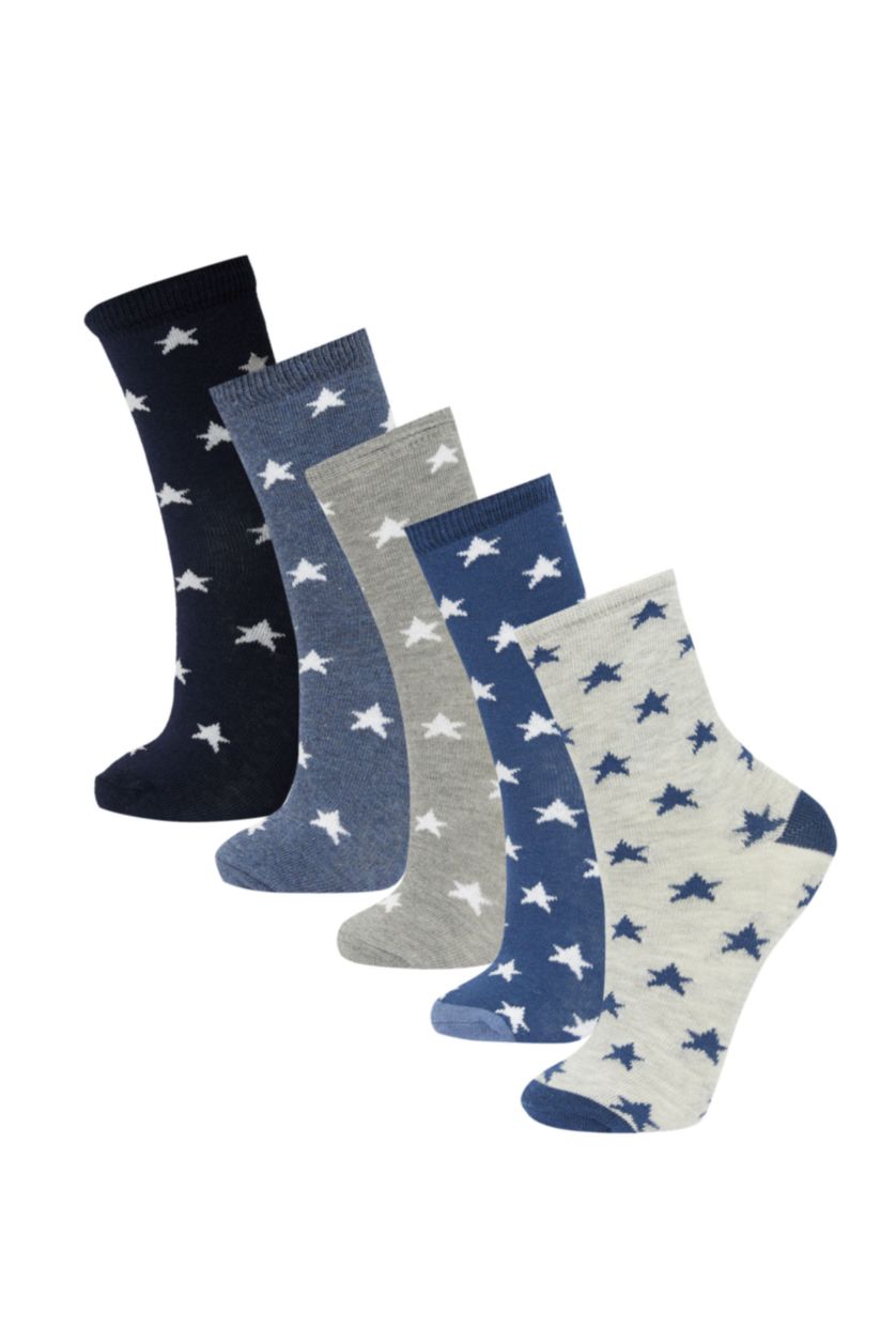 BOYS & TEENS Karma Boy 5 Pack Cotton Long Socks