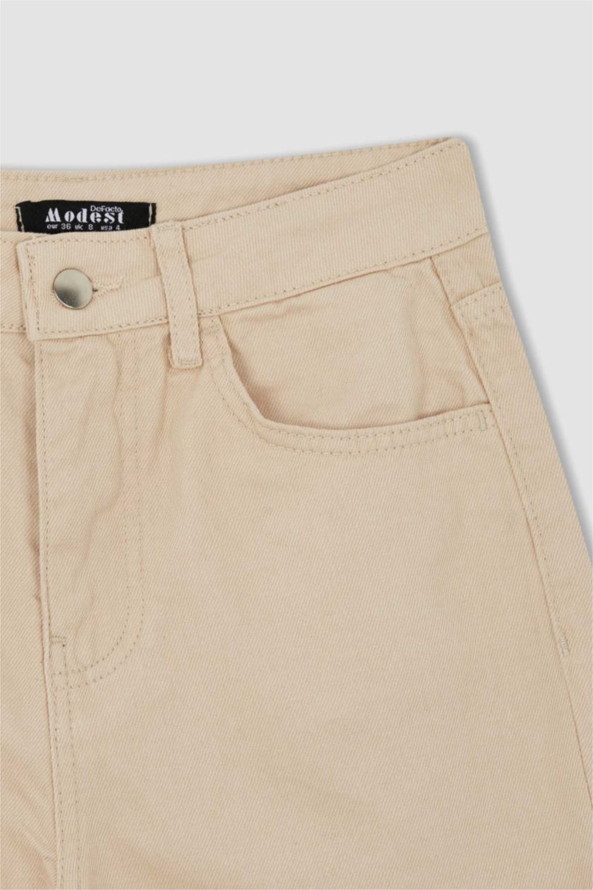 WOMAN Sand Straight Fit Trousers