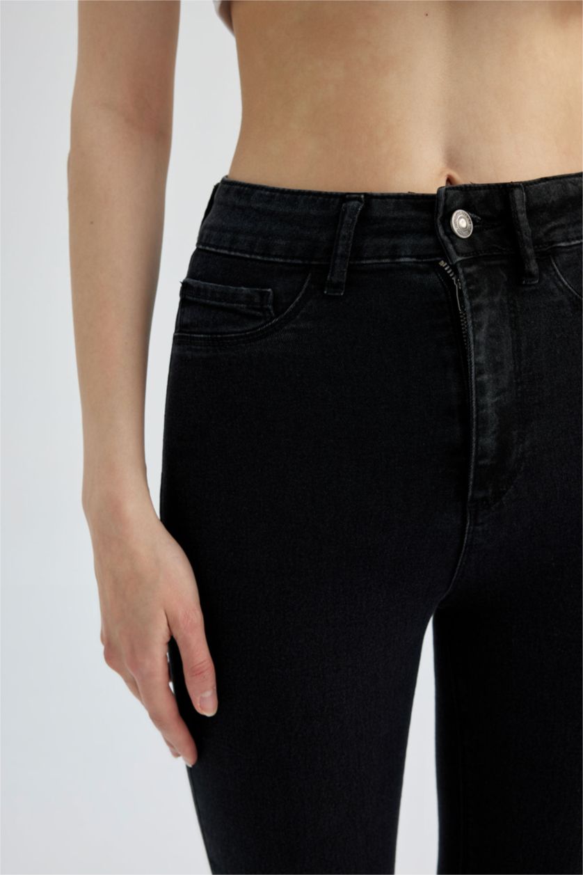 WOMAN Anthracite Super Skinny Fit High Waist Jeans