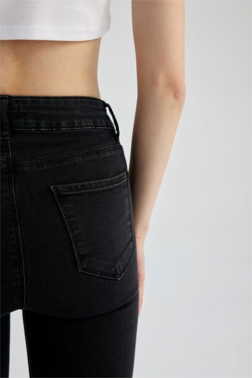 WOMAN Anthracite Super Skinny Fit High Waist Jeans