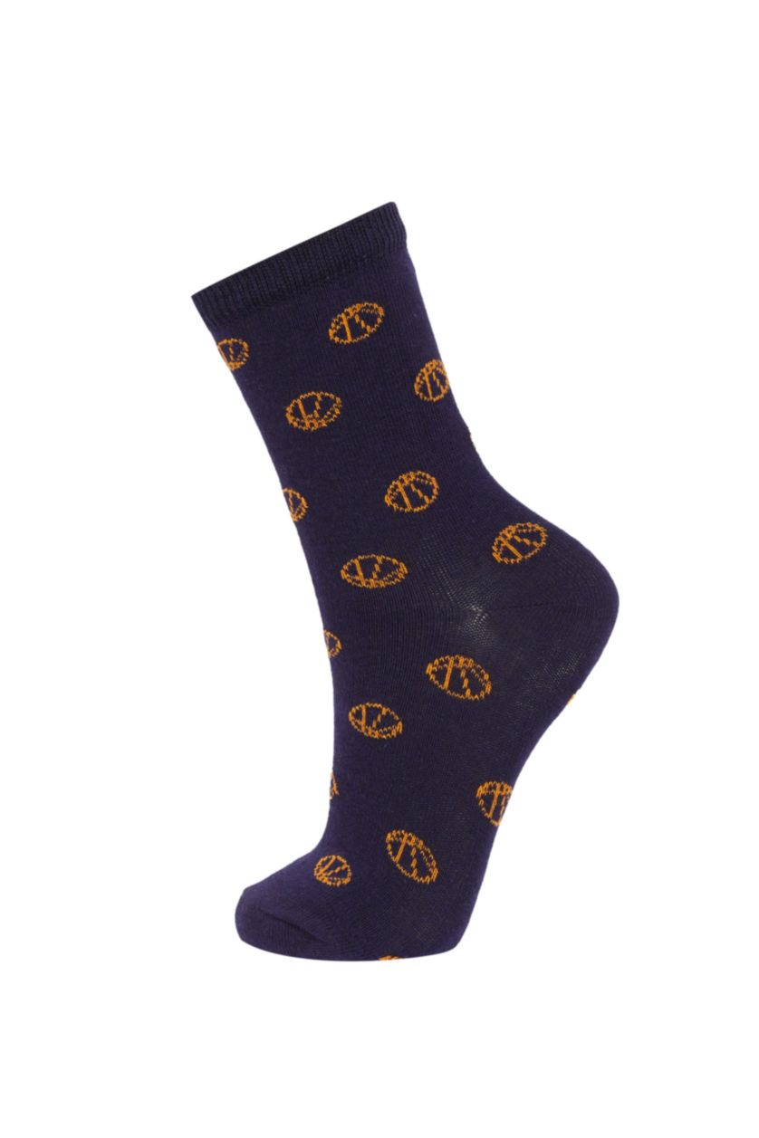 Erkek Çocuk - Genç Erkek Karma Erkek Çocuk 3'lü Pamuklu Uzun Çorap