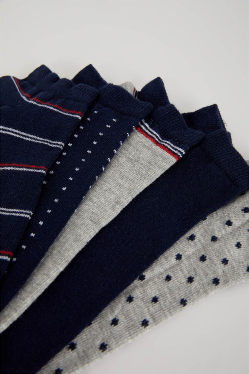 Man Karma 5 Piece Cotton Short Socks