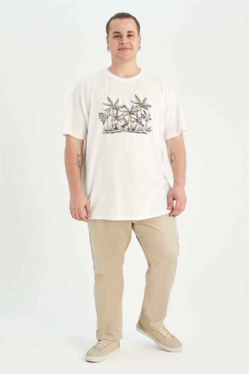 MAN Beige jogger Trousers