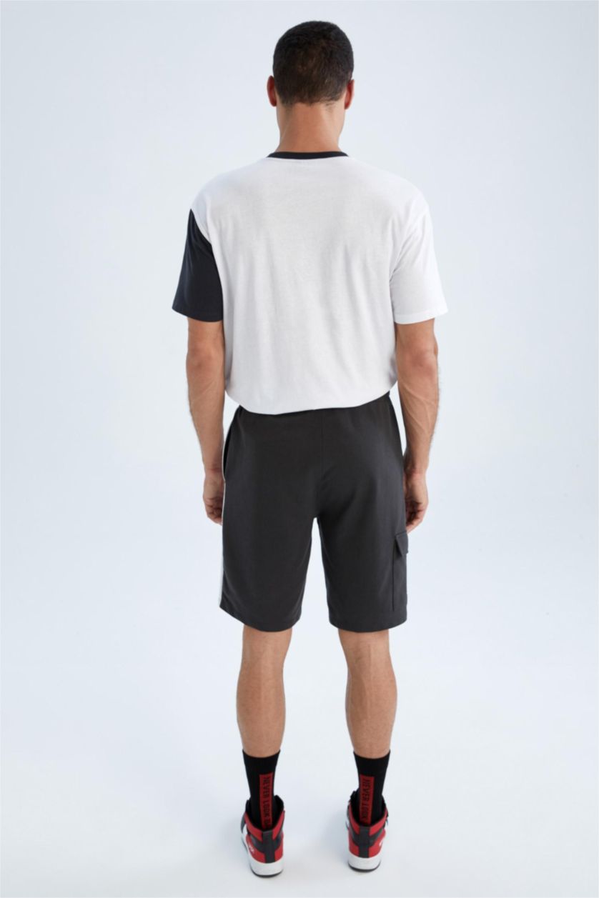 HOMME Anthracite Short Coupe Régulière NBA Chicago Bulls