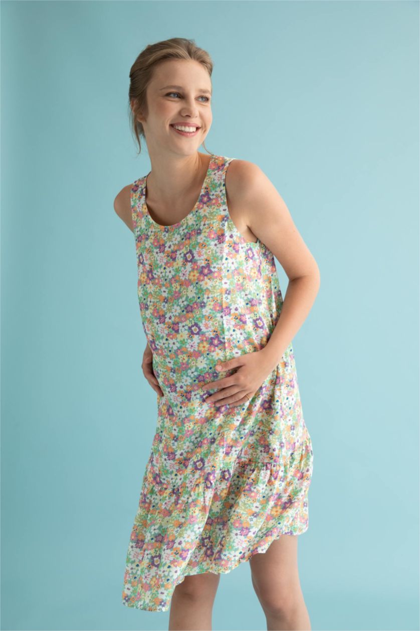 FEMME Vert Midi Maternity Dress