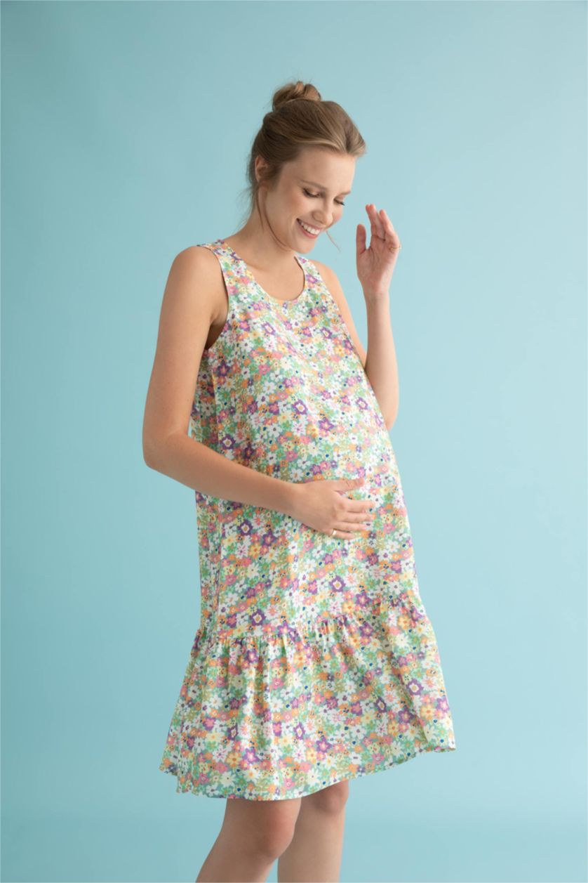 FEMME Vert Midi Maternity Dress