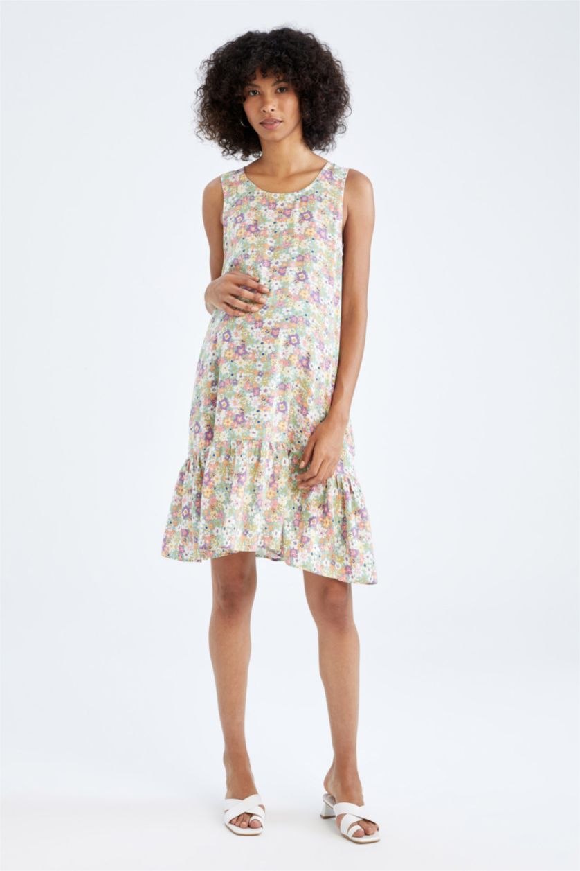 FEMME Vert Midi Maternity Dress