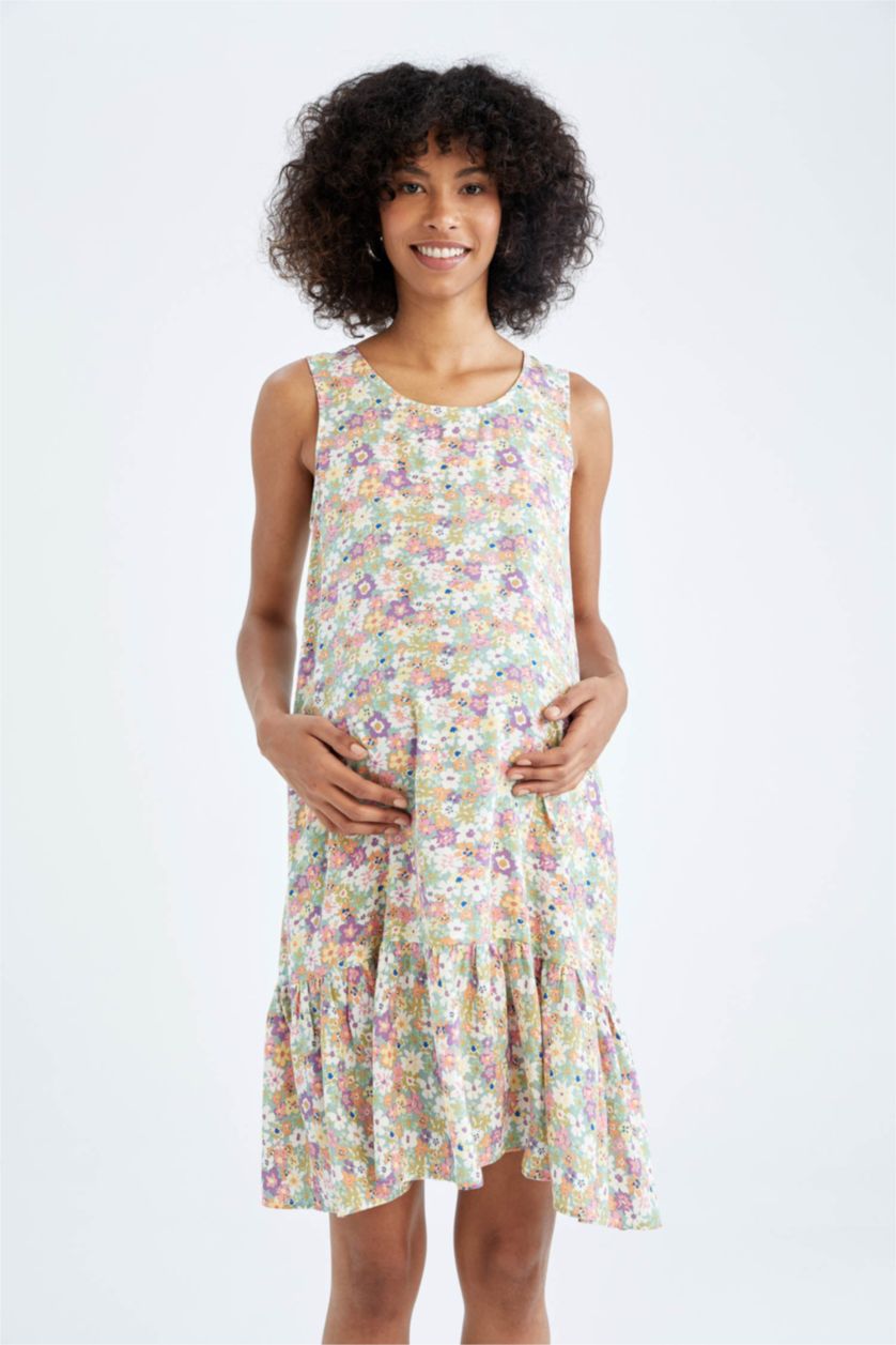FEMME Vert Midi Maternity Dress