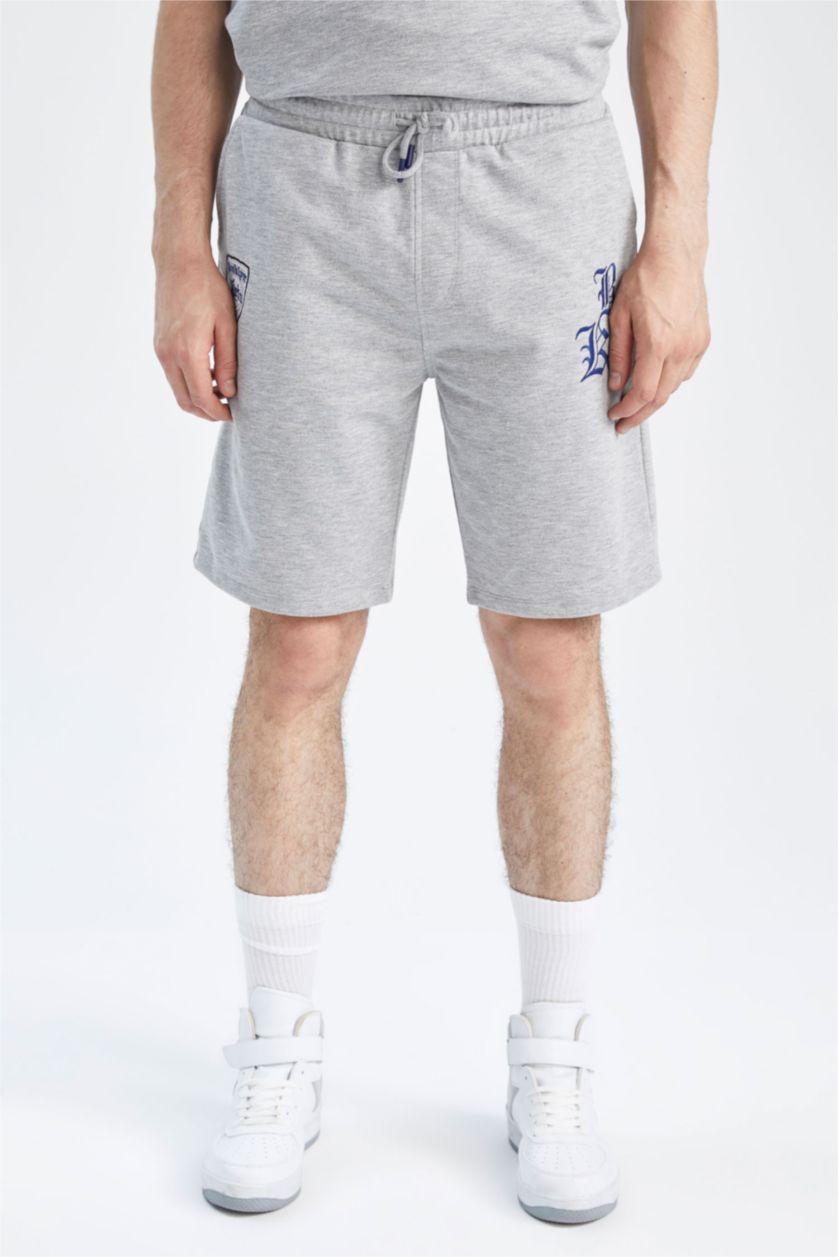 MAN Light Grey Melange Thin Sweatshirt Fabric